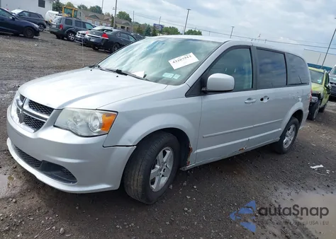 2011 Dodge Grand Caravan Mainstreet из США, поврежденный, VIN 2D4RN3DGXBR611747